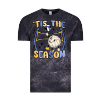 Cloud Black tis the season volleyball Vintage Tee - MaliasSmallBusiness