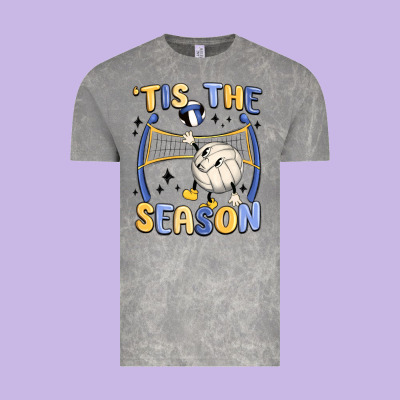Vintage Tee tis the season volleyball