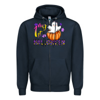 Navy my 1st halloween Zipper Hoodie - CowhideDigitalArt