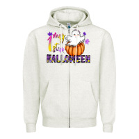 Oatmeal Heather my 1st halloween Zipper Hoodie - CowhideDigitalArt