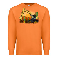 Carrot excavator cactus sunflower sunset Premium Sweatshirt - Artiststas