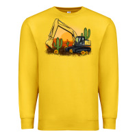 Lemon excavator cactus sunflower sunset Premium Sweatshirt - Artiststas