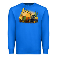 True Royal excavator cactus sunflower sunset Premium Sweatshirt - Artiststas