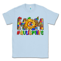 Dusty Blue mom #autism life Classic Tee - Zillion Design Studio