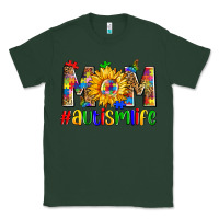 Sports Green mom #autism life Classic Tee - Zillion Design Studio