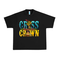 Black the cross before the crown Urban Heavy Tee - texasbilliewilder