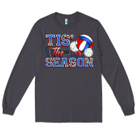 Smoke tis' the season volleyball Long Sleeve Tee - Zillion Design Studio