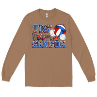 Toasted Coconut tis' the season volleyball Long Sleeve Tee - Zillion Design Studio