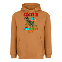 Meerkat sister of the birthday boy t rex Heavyweight Hoodie - Artiststas