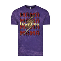 Cloud Purple wrestling mama Vintage Tee - MaliasSmallBusiness