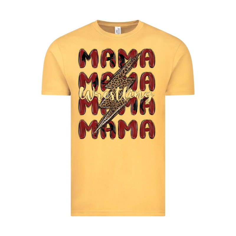 Wrestling Mama Vintage Tee by MaliasSmallBusiness | Teevron