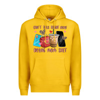 Lemon can't talk right now doing mom shit Premium Hoodie - MaliasSmallBusiness