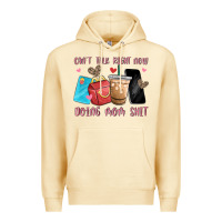 Pina Colada can't talk right now doing mom shit Premium Hoodie - MaliasSmallBusiness