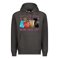 Smoke can't talk right now doing mom shit Premium Hoodie - MaliasSmallBusiness