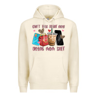 Tofu can't talk right now doing mom shit Premium Hoodie - MaliasSmallBusiness