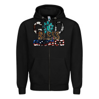Black god bless america Zipper Hoodie - SublimationCraftShop