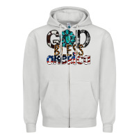 God Bless America Zipper Hoodie | Teevron
