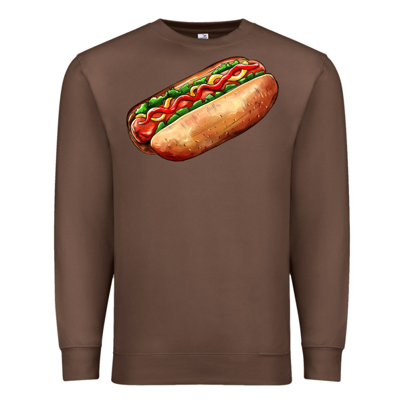 American Hot Dog Premium Sweatshirt by AdoDesignShop | Teevron