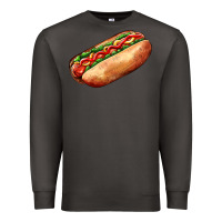 Smoke American hot dog Premium Sweatshirt - AdoDesignShop