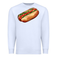 White American hot dog Premium Sweatshirt - AdoDesignShop