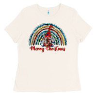 Merry Christmas Gnomes   Rainbow Ladies Tee | Teevron