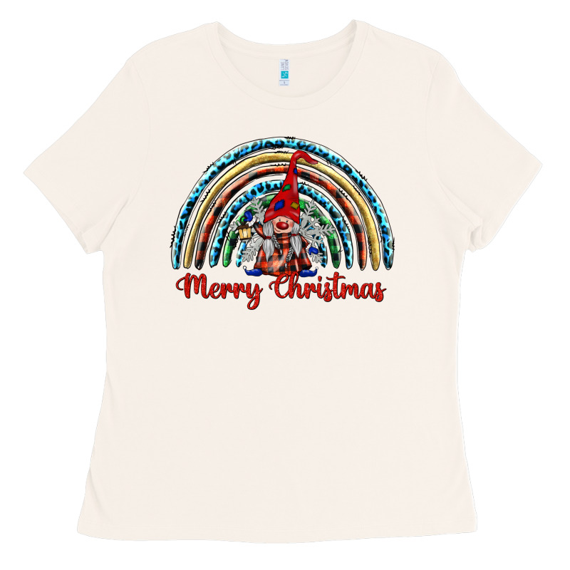 Merry Christmas Gnomes   Rainbow Ladies Tee by BarkalooDesign | Teevron