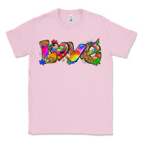 Bubblegum Pink love autism Classic Tee - Zillion Design Studio