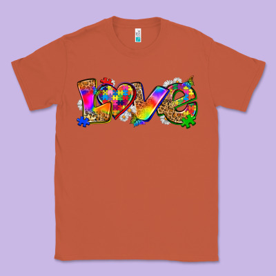 Love Autism Classic Tee Designed By Zillion Design Studio