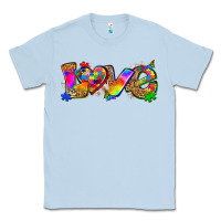 Dusty Blue love autism Classic Tee - Zillion Design Studio
