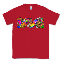 Red love autism Classic Tee - Zillion Design Studio
