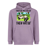 Lavender they see me rollin' they hattin' Heavyweight Hoodie - Artiststas
