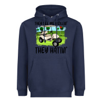 Navy they see me rollin' they hattin' Heavyweight Hoodie - Artiststas