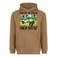 Toasted Coconut they see me rollin' they hattin' Heavyweight Hoodie - Artiststas