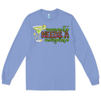 Mamacita Needs A Margarita Mothers Day Long Sleeve Tee | Teevron