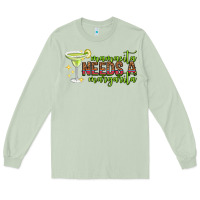 Matcha mamacita needs a margarita mothers day Long Sleeve Tee - texasbilliewilder