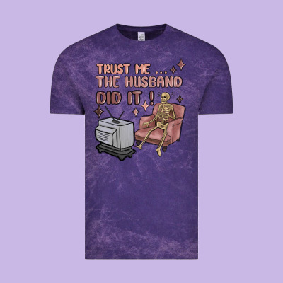 Vintage Tee trust me the husband did it