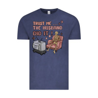 Vintage Denim trust me the husband did it Vintage Tee - MaliasSmallBusiness