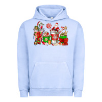 Pigment Grape Ice Santa coffee cups Urban Hoodie - NancyCooperArtShop