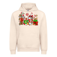 Sandshell Santa coffee cups Urban Hoodie - NancyCooperArtShop