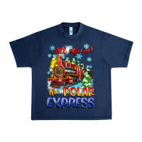 Navy all aboard the polar express Urban Heavy Tee - Zillion Design Studio