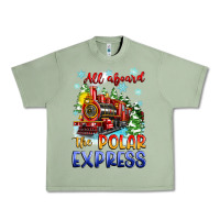 Oil Green all aboard the polar express Urban Heavy Tee - Zillion Design Studio