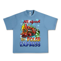 Pebble Blue all aboard the polar express Urban Heavy Tee - Zillion Design Studio