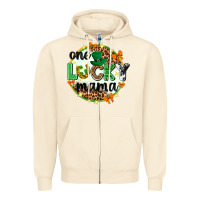 Sandshell One lucky mama  St. Patricks Day Zipper Hoodie - Neo Western