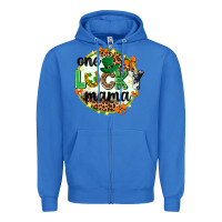 True Royal One lucky mama  St. Patricks Day Zipper Hoodie - Neo Western