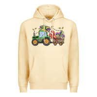 Pina Colada mardi gras tractor Premium Hoodie - MaliasSmallBusiness