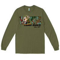 Army Green love came down holy family Long Sleeve Tee - RanaPortraitStore