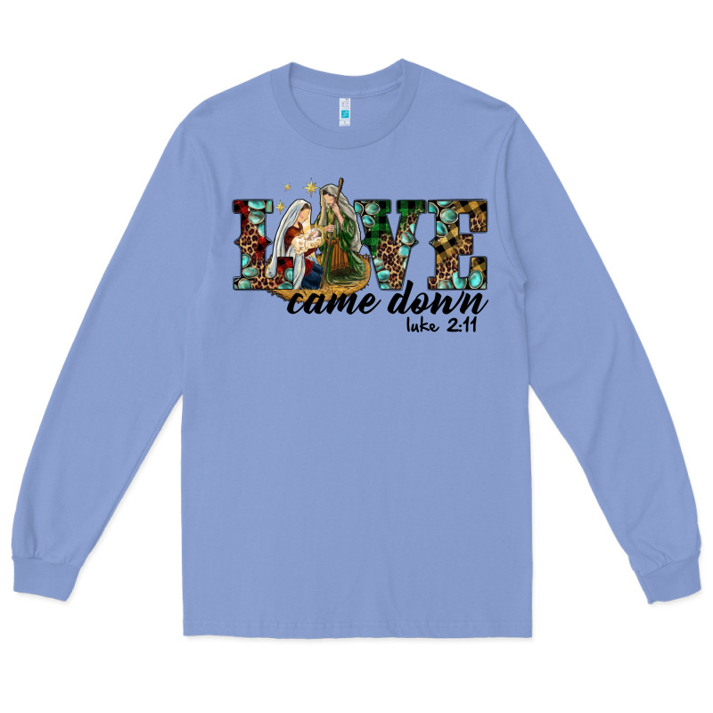 Love Came Down Holy Family Long Sleeve Tee by RanaPortraitStore | Teevron