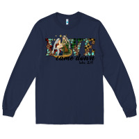 Navy love came down holy family Long Sleeve Tee - RanaPortraitStore