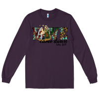 Plum love came down holy family Long Sleeve Tee - RanaPortraitStore