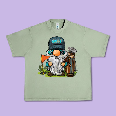 Golf Gnome Urban Heavy Tee Designed By Barkaloodesign